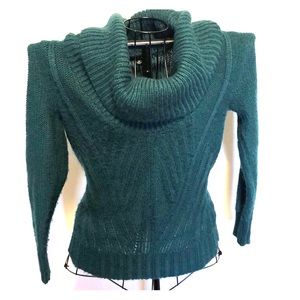 3/$20 A.n.a pm teal knitted sweater turtleneck